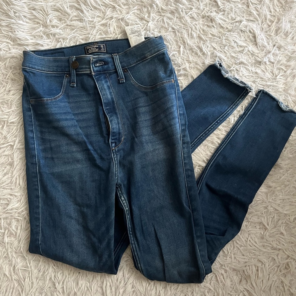 abercrombie jean legging